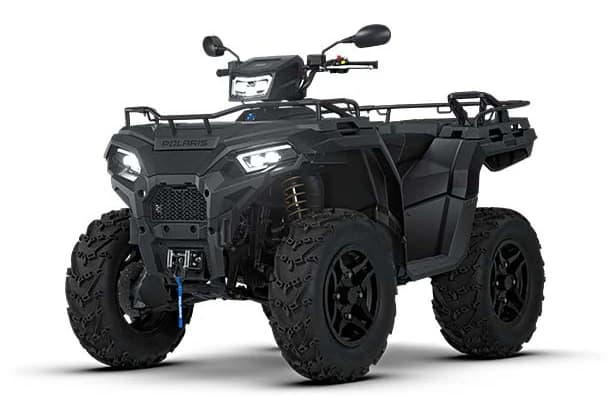 2027 Sportsman 600 — Sportsman 600 EPS Black Edition — Matte Black Crystal