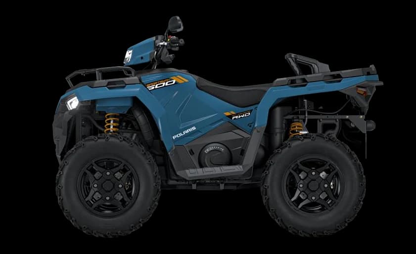2027 Sportsman 600 — Sportsman 600 EPS Deluxe — Zenith Blue, oldalnézet